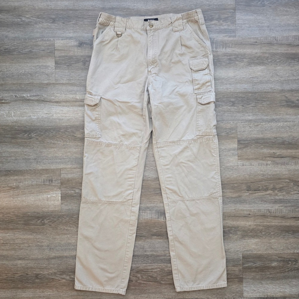 5.11 Tactical Khaki Cargo Pants Men Tactical Workwear 36x36 Excellent
